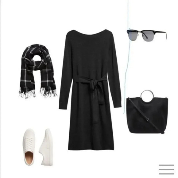 Banana Republic Lurex Belted Sweater Dre… - Picture 2 of 10